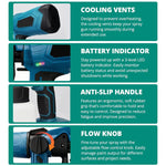 Cordless Handheld Paint Sprayer with Adjustable Spray Options