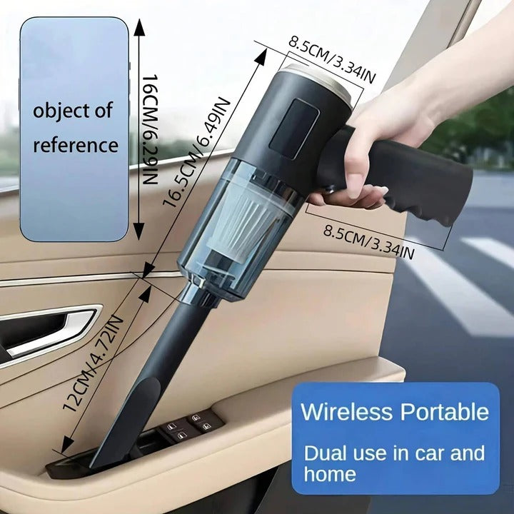Kabelloser Handstaubsauger für Auto mit USB-Ladefunktion