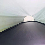 Lightweight single tent for camping with ventilation net
