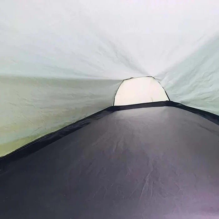 Lightweight single tent for camping with ventilation net