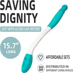 Helpful Toilet Cleaning Tool with Extended Reach, Set of 2