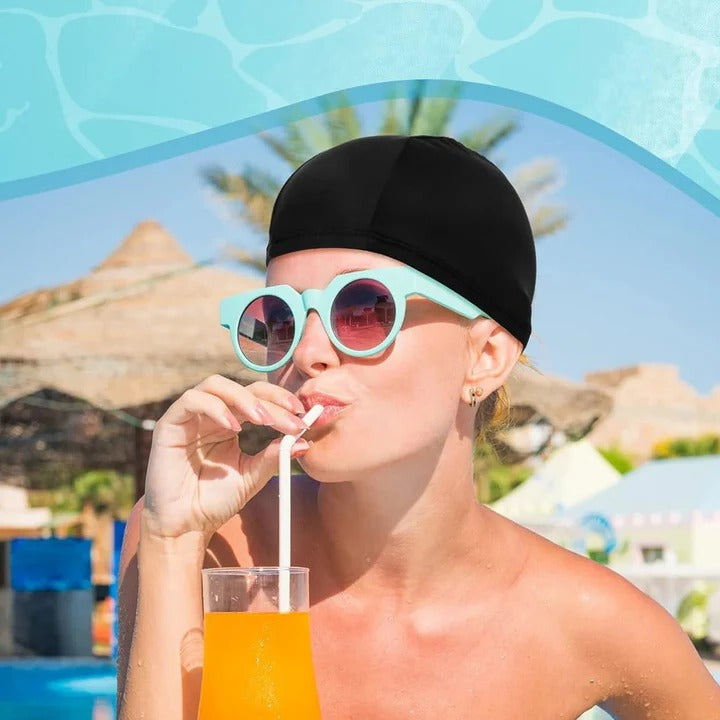 Schwimmhaube mit elegantem Turban-Design für Schwimmer