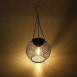Hanging Solar-Powered Decorative Lantern with Warm LED Light