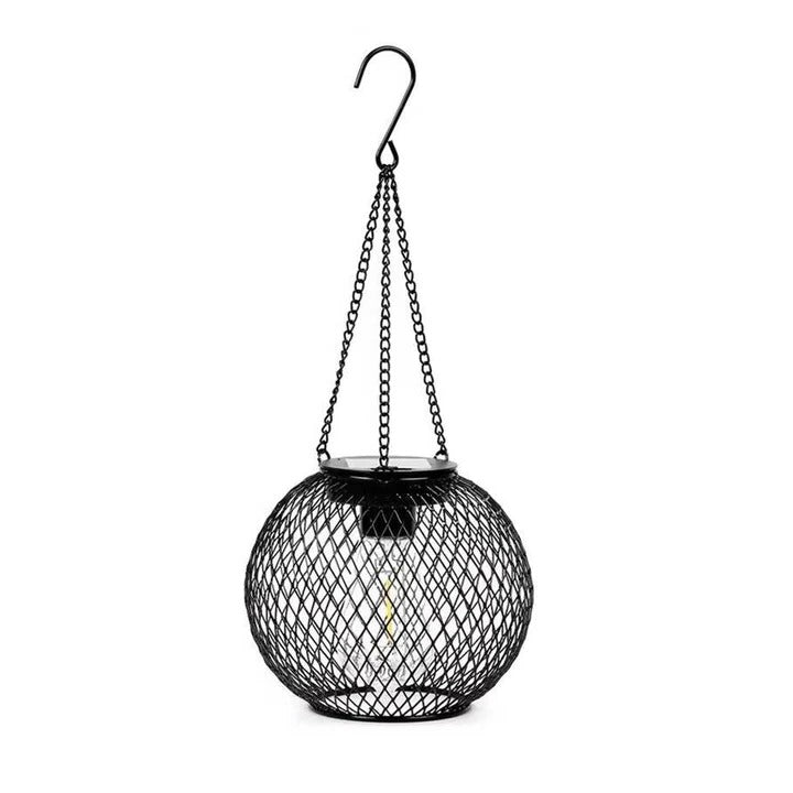 Hanging Solar-Powered Decorative Lantern with Warm LED Light