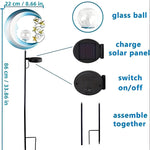 Solar-Powered Garden Light with Decorative Design