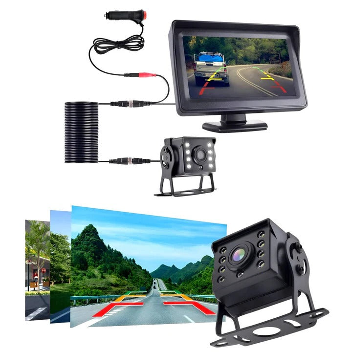 Wireless Rear View Camera and Monitor System for Vehicles
