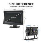 Wireless Rear View Camera and Monitor System for Vehicles