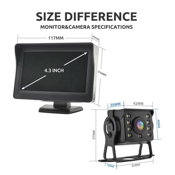 Wireless Reversing Camera and Monitor System for Vehicles