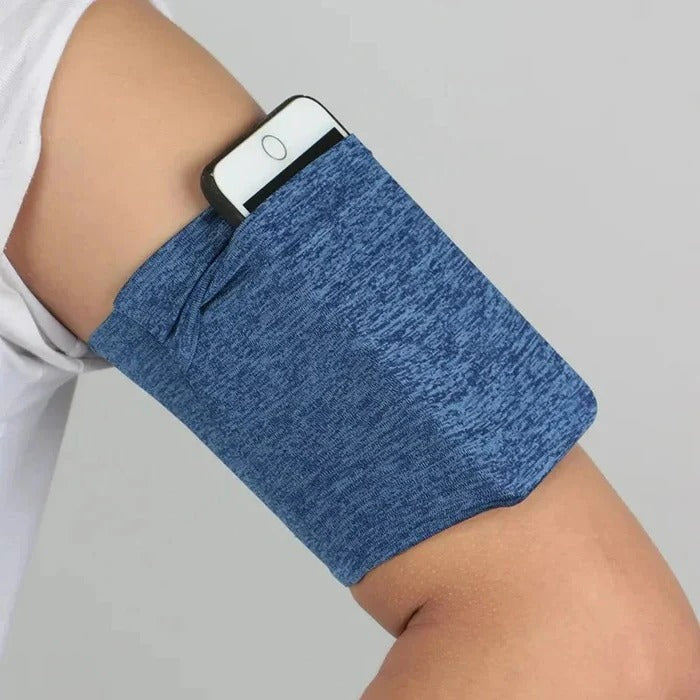 Sportliches Armband mit Verstellbarem Handyfach für Training und Lauf