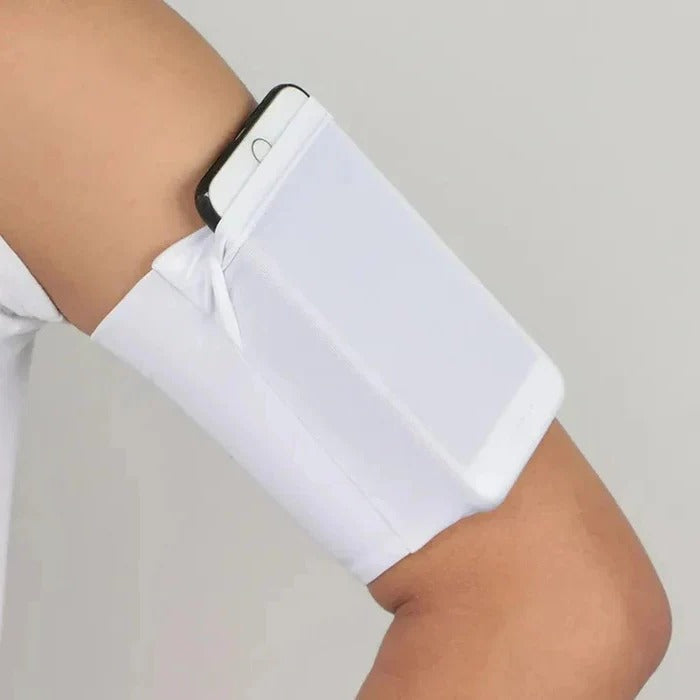 Sportliches Armband mit Verstellbarem Handyfach für Training und Lauf