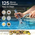 Cordless handheld pool vacuum
