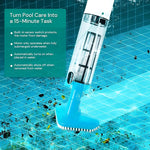 Cordless handheld pool vacuum