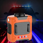 Portable Mini Fan with LED and Handheld Design