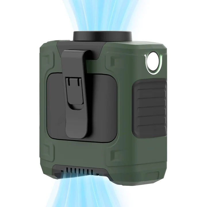 Portable Mini Fan with LED and Handheld Design