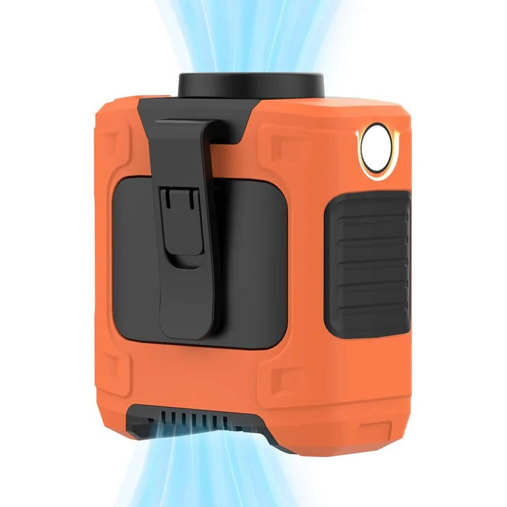 Portable Mini Fan with LED and Handheld Design