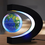 Levitating Globe with LED Lighting for Desks