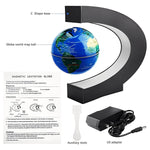 Levitating Globe with LED Lighting for Desks