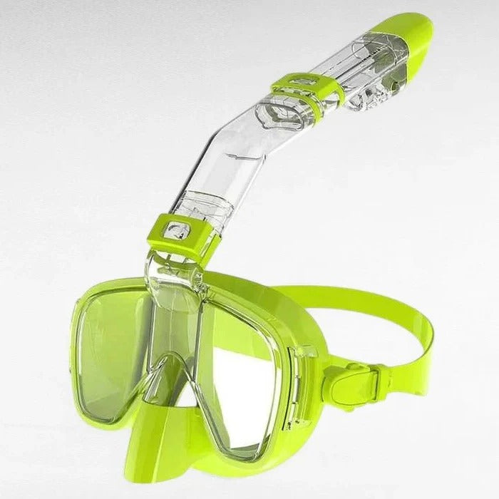 Versatile Snorkel Mask with Dry Top and Adjustable Strap