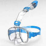 Versatile Snorkel Mask with Dry Top and Adjustable Strap