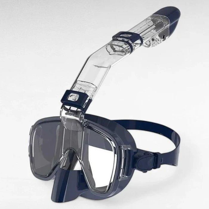 Versatile Snorkel Mask with Dry Top and Adjustable Strap