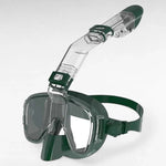 Versatile Snorkel Mask with Dry Top and Adjustable Strap