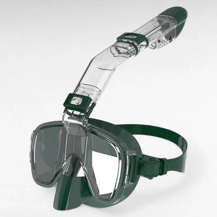 Schwimmmaske mit Trockenoberteil und Verstellbarem Gurt