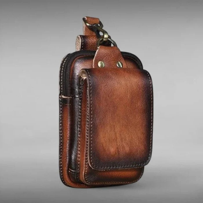 Adjustable fanny pack with compartments and secure closure