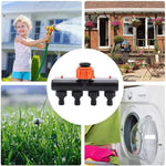Four-Way Garden Hose Splitter