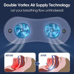 Portable nasal airflow regulator with USB charging function