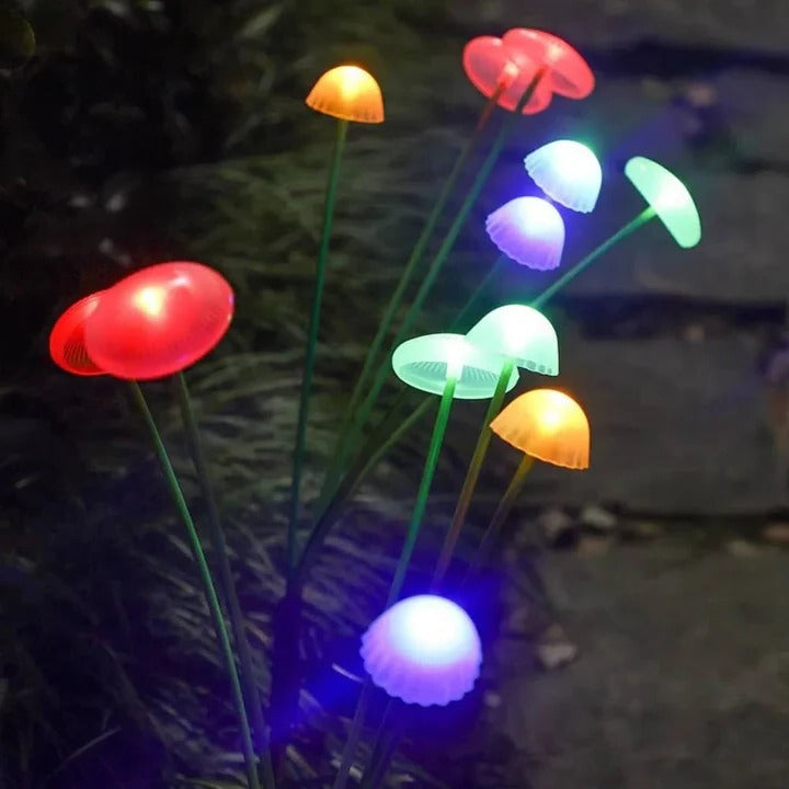 Solar Jellyfish Light with Color-Changing LEDs