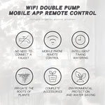 Intelligente Pflanzenbewässerung mit App-Steuerung und Tropfsystem