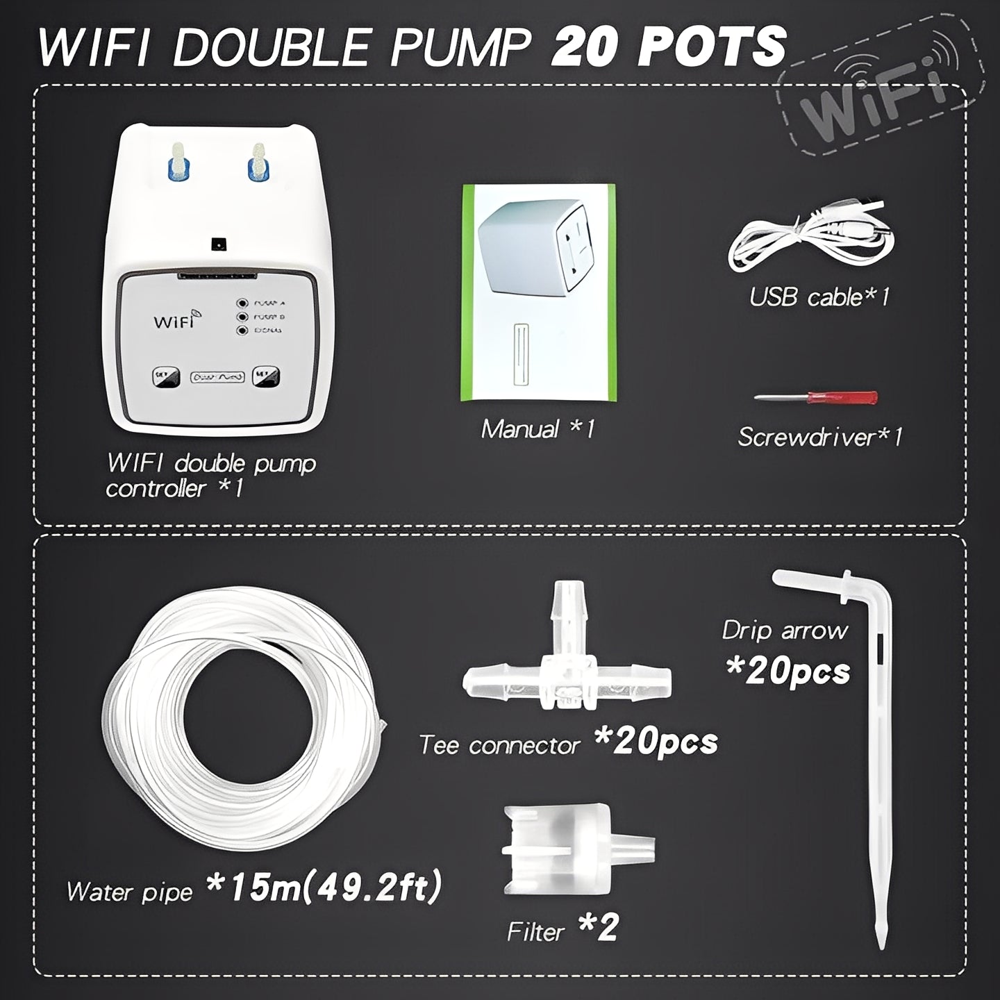 Smart Plant Waterer with App Control and Drip System