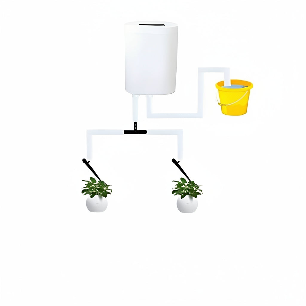 Intelligenter Bewässerungstimer mit LCD-Anzeige und USB-Ladung