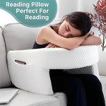 Reading Pillow with Memory Foam and Washable Cover