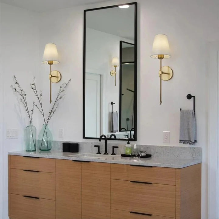 Wandlichter im kabellosen Design, 2er Set