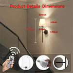 Wandlichter im kabellosen Design, 2er Set