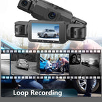 Vielseitige Dashcam mit Vier Kameras und WLAN-Funktionalität