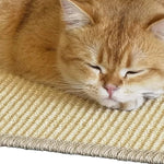 Cat Play Mat Made of Natural Fiber for Scratching Fun