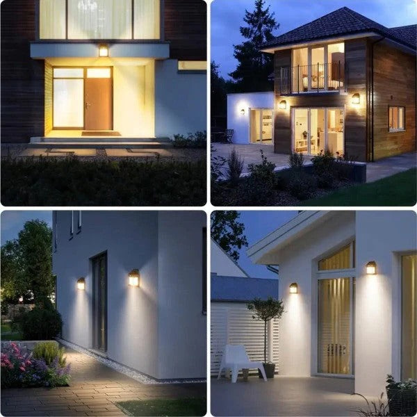 Solarbetriebene LED-Außenlichter mit Bewegungsmelder