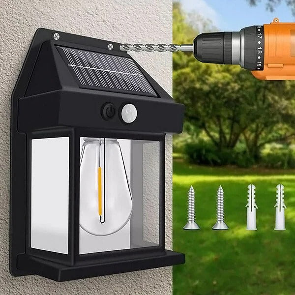 Solarbetriebene LED-Außenlichter mit Bewegungsmelder