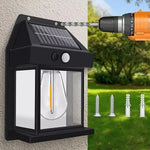 Solarbetriebene LED-Lampe für den Außenbereich mit Bewegungsmelder