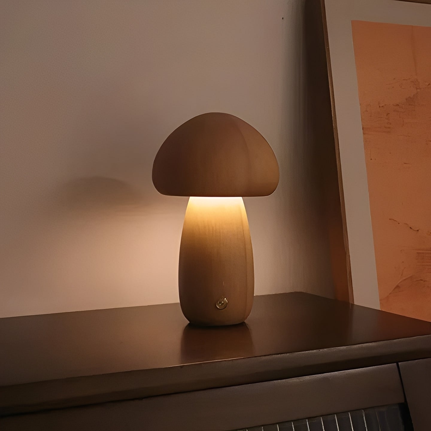 Bezaubernde Pilz-LED-Nachtlampe für das Schlafzimmer