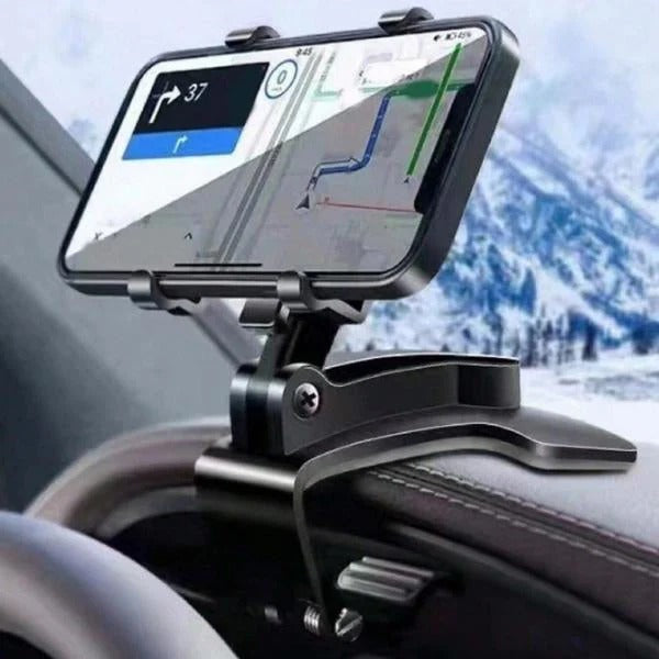 Smartphone car mount for dashboard attachment