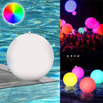 Aufblasbare Poolbeleuchtung mit Farbwechsel-LEDs