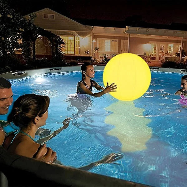 Aufblasbare Poolbeleuchtung mit Farbwechsel-LEDs