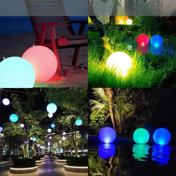 Aufblasbare Poolbeleuchtung mit Farbwechsel-LEDs