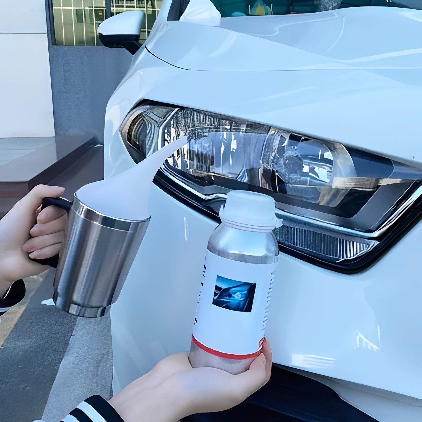 Headlight Restoration Kit with Vapor Application System