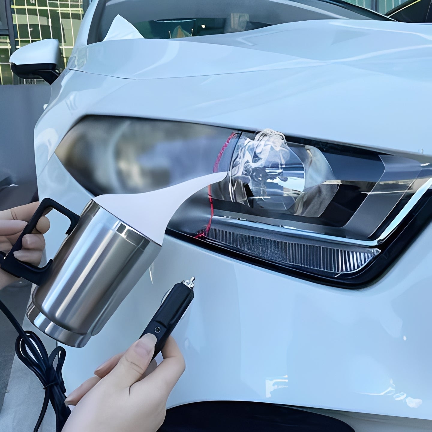 Headlight Restoration Kit with Vapor Application System