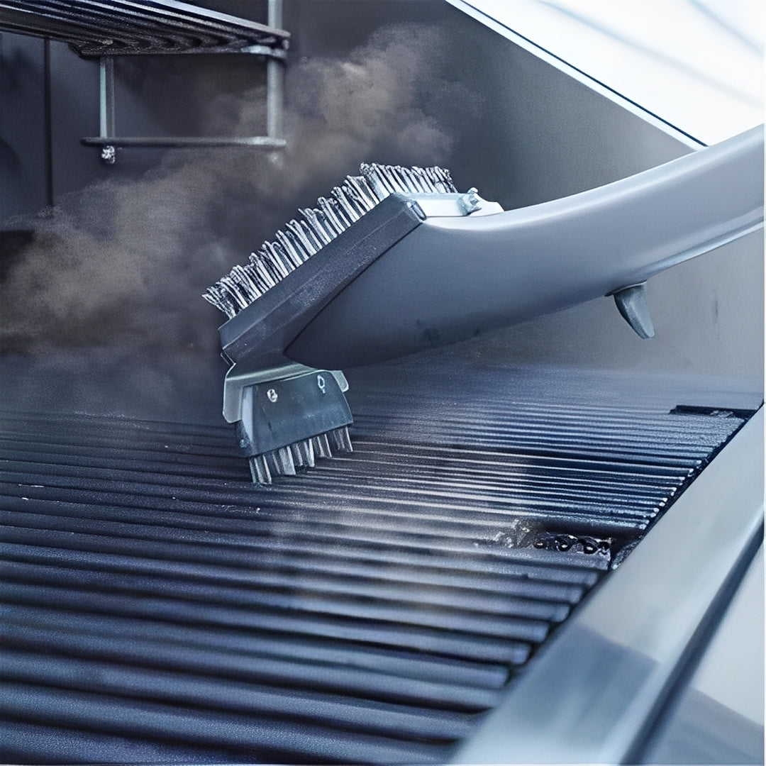 Dampf-Reinigungsbürste für Grill mit Schaber-Funktion