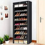 Space-Saving Shoe Rack for Entryway and Wardrobe